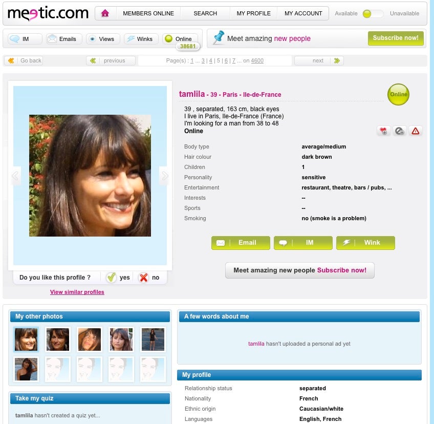 free online dating service website